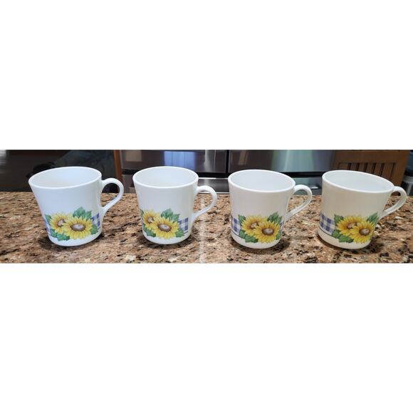 Corelle Sunflower Sunsations (sunflower) Cups (set of 4) - Picture 10 of 13